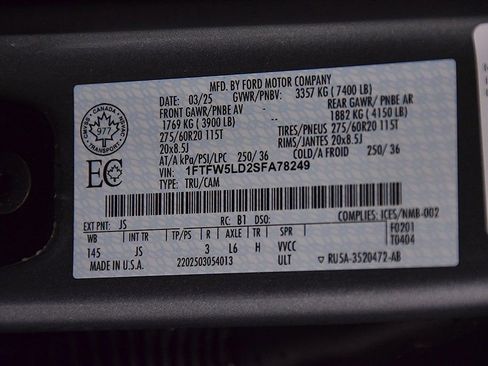 Used 2025 Ford F150 Lariat w/ Bed Utility Package image 22