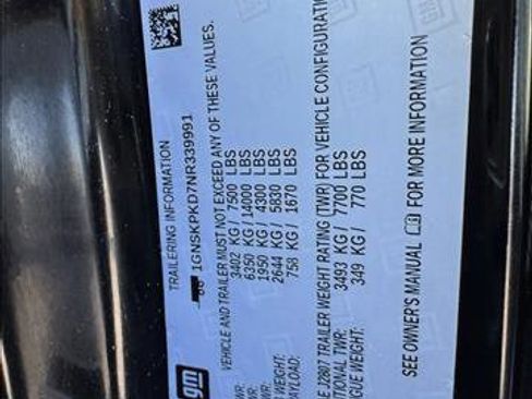 Used 2022 Chevrolet Tahoe Z71 w/ Luxury Package image 22