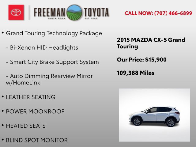 Used 2015 MAZDA CX-5 Grand Touring AWD/4WD image 5