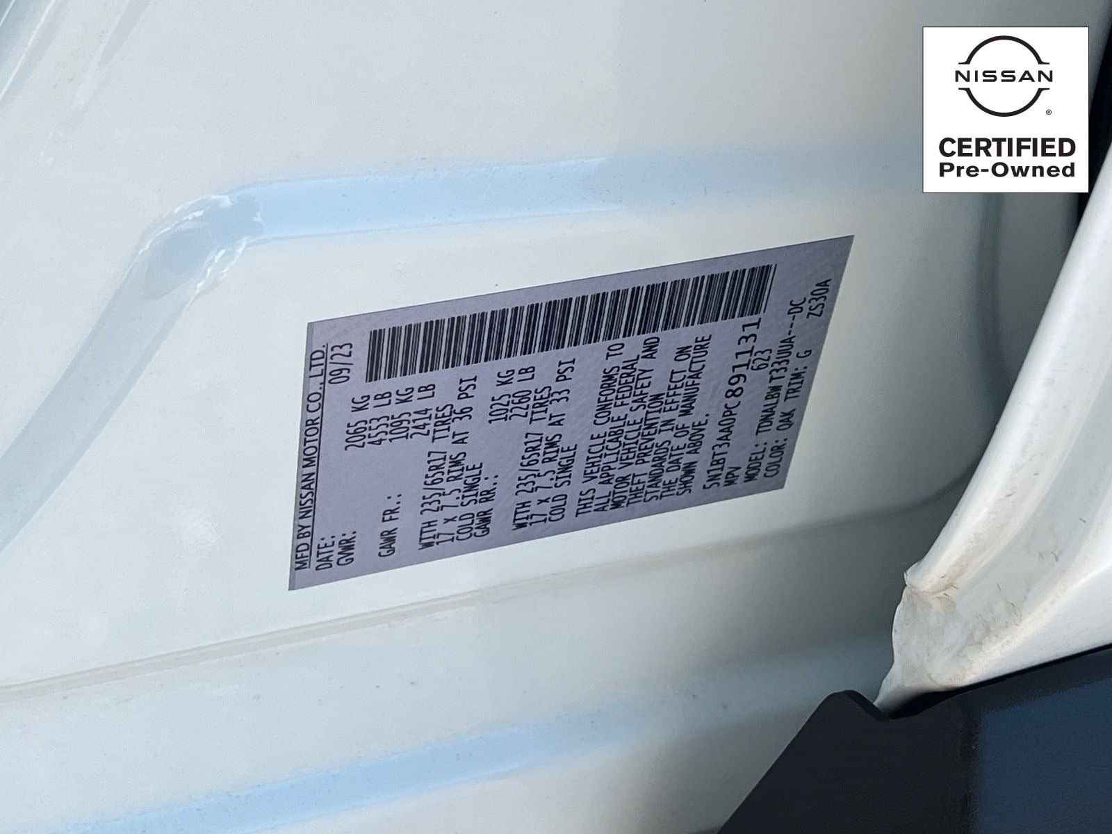 Certified 2023 Nissan Rogue S FWD image 29