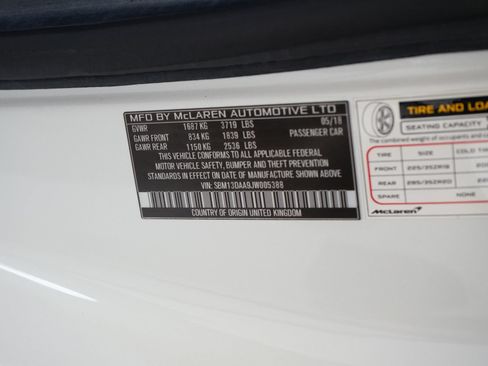 Used 2018 McLaren 570S Coupe RWD image 30