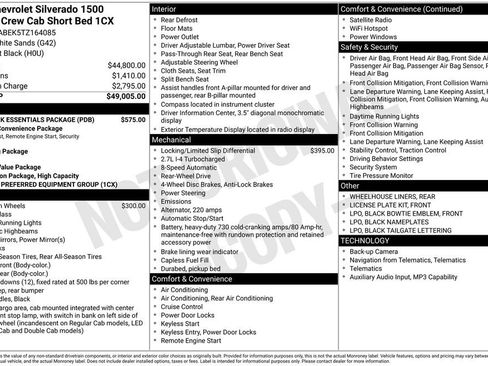 New 2026 Chevrolet Silverado 1500 Custom w/ LPO, Dark Essentials Package image 5