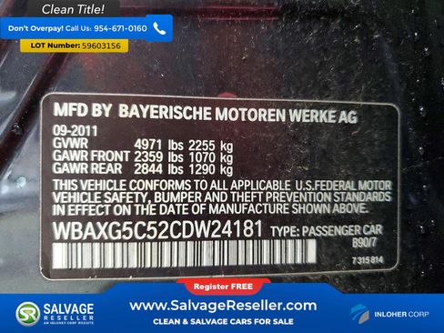 Used 2012 BMW 528i Sedan RWD image 16