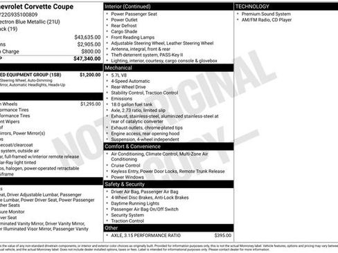 Used 2003 Chevrolet Corvette Coupe w/ Preferred Equipment Group RWD image 7