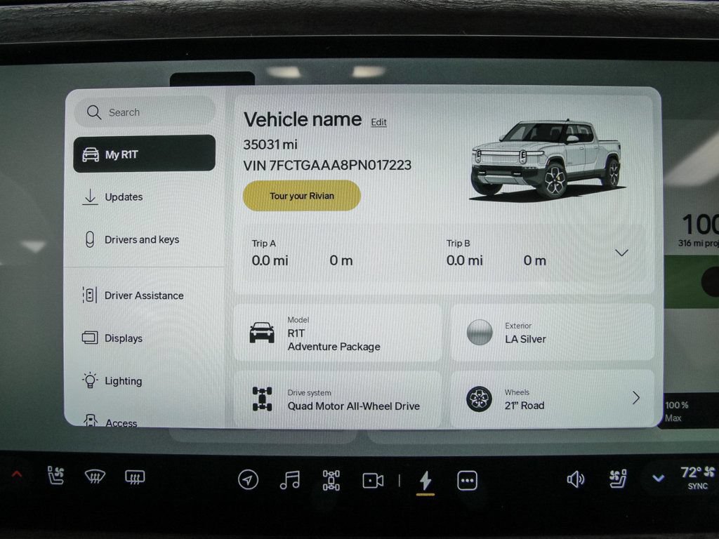 Used 2023 Rivian R1T Adventure Quad AWD/4WD image 3