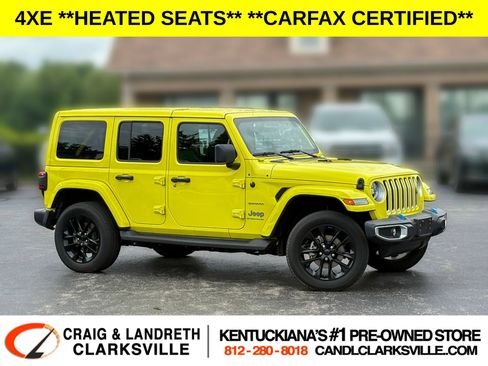 Used 2023 Jeep Wrangler Unlimited Sahara w/ Cold Weather Group AWD/4WD image 1