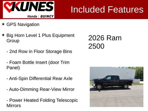 Used 2026 RAM 2500 Big Horn AWD/4WD image 2