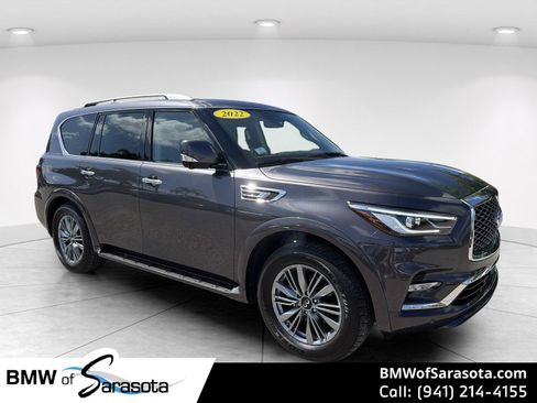 Used 2022 INFINITI QX80 Luxe w/ Cargo Package AWD/4WD image 1