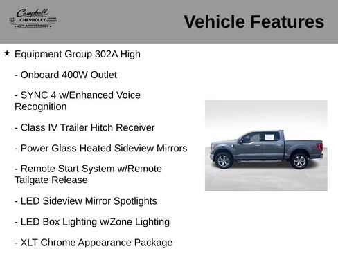 Used 2021 Ford F150 XLT w/ Equipment Group 302A High AWD/4WD image 5