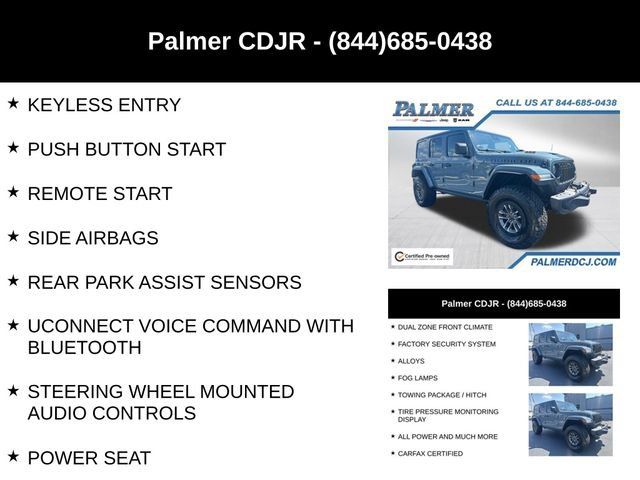Certified 2024 Jeep Wrangler Unlimited Rubicon 392 AWD/4WD image 18