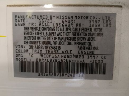 Used 2024 Nissan Sentra S FWD image 33