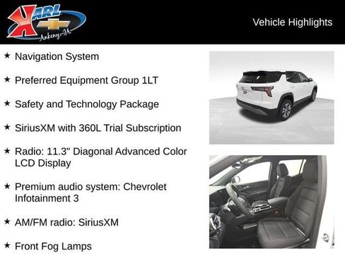 New 2026 Chevrolet Equinox LT w/ Safety and Technology Package FWD image 3