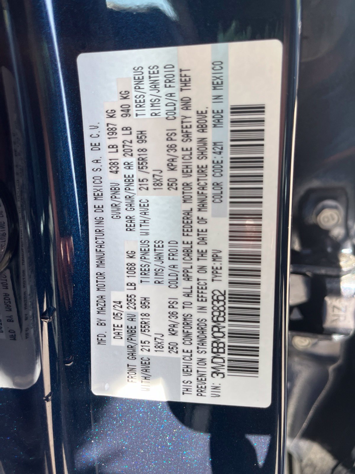 Certified 2024 MAZDA CX-30 AWD 2.5 S w/ Select Sport Pkg image 26