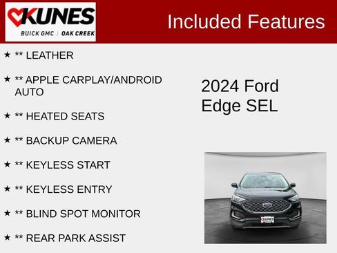 Used 2024 Ford Edge SEL AWD/4WD image 2