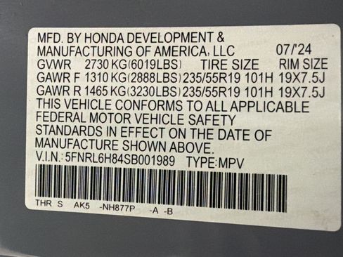 Used 2025 Honda Odyssey Touring image 24