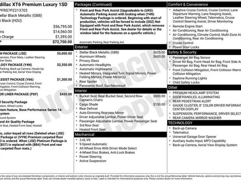 Used 2023 Cadillac XT6 Premium Luxury w/ Platinum Package image 35