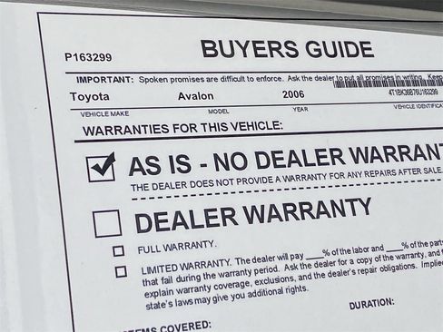 Used 2006 Toyota Avalon XLS image 36