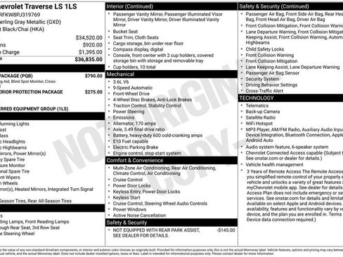 Used 2023 Chevrolet Traverse LS w/ Safety Package FWD image 3