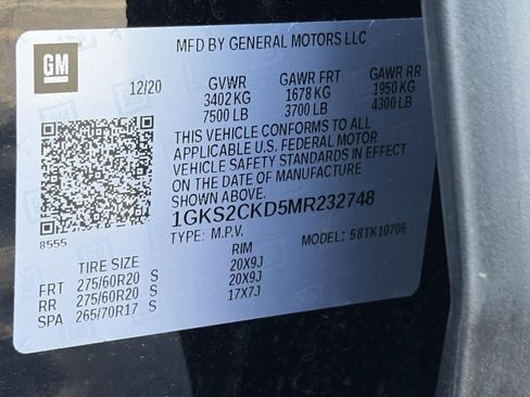 Used 2021 GMC Yukon AT4 w/ Rear Media and Nav Package AWD/4WD image 32