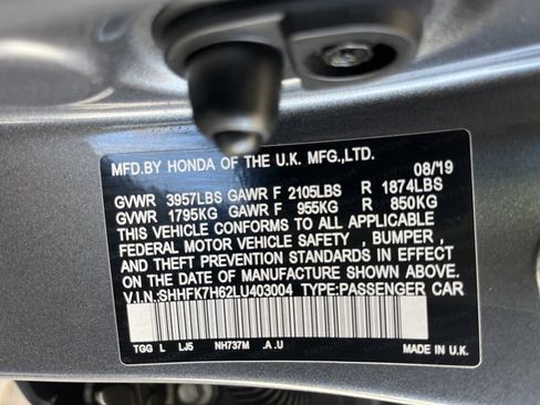 Used 2020 Honda Civic EX image 25