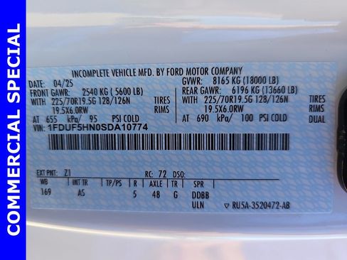 New 2025 Ford F550 4x4 Regular Cab Super Duty image 42