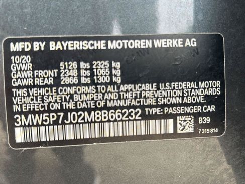 Used 2021 BMW 330e w/ Convenience Package RWD image 34