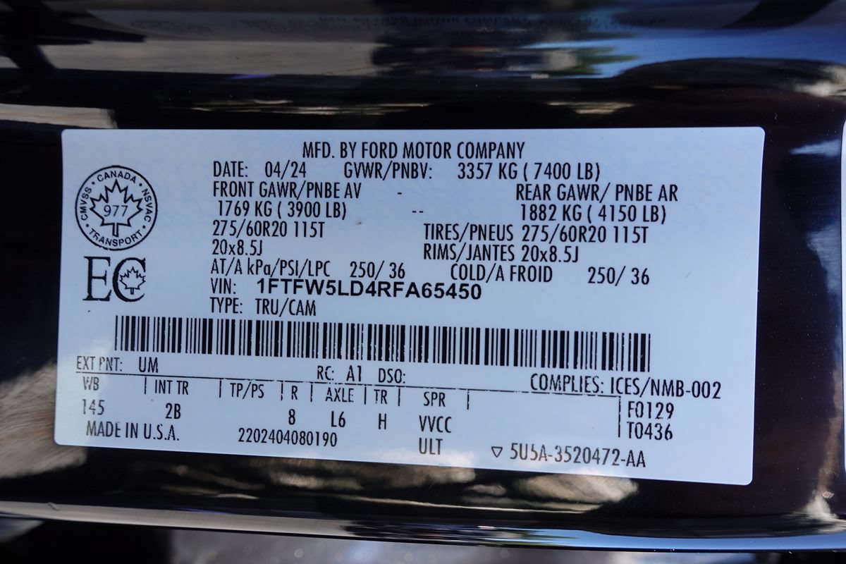 Used 2024 Ford F150 Lariat w/ Equipment Group 502A High AWD/4WD image 18