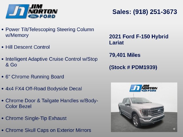 Used 2021 Ford F150 Lariat w/ Equipment Group 502A High AWD/4WD image 18