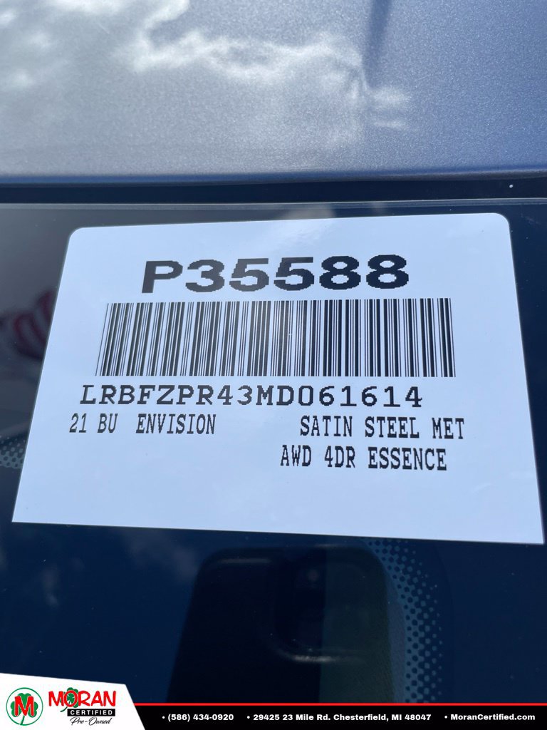 Used 2021 Buick Envision Essence w/ Technology Package I AWD/4WD image 27