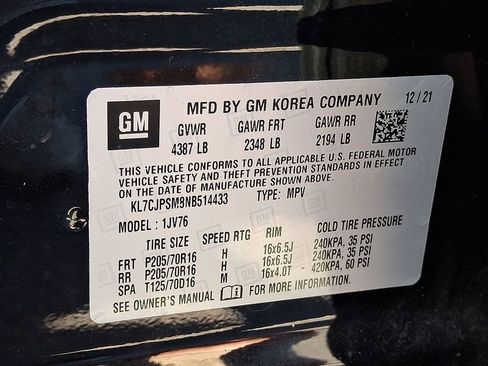 Used 2022 Chevrolet Trax LT w/ Driver Confidence Package AWD/4WD image 26