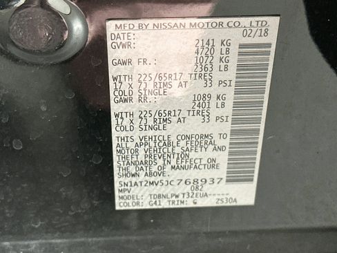Used 2018 Nissan Rogue S AWD/4WD image 12