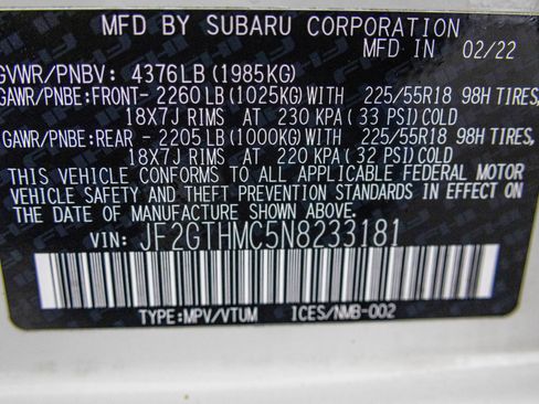 Used 2022 Subaru Crosstrek 2.5i Limited w/ Popular Package #4 image 53