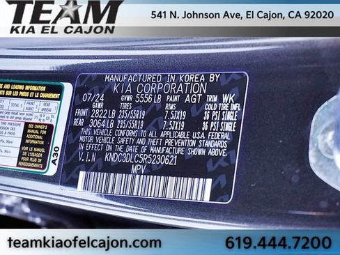 Certified 2024 Kia EV6 Wind w/ Wind Technology Package AWD/4WD image 40