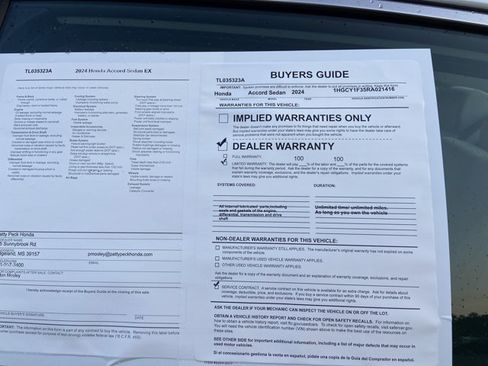 Used 2024 Honda Accord EX image 5