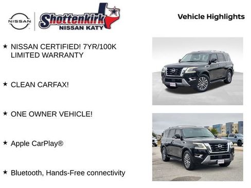 Certified 2024 Nissan Armada SL w/ Captain's Chairs Package image 6