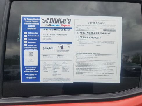 Used 2022 Ford Maverick Lariat w/ Lariat Luxury Package FWD image 14
