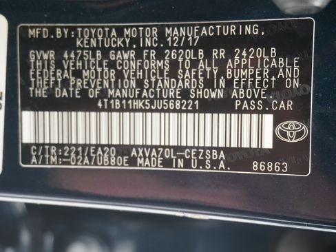 Used 2018 Toyota Camry SE w/ Convenience Package FWD image 25