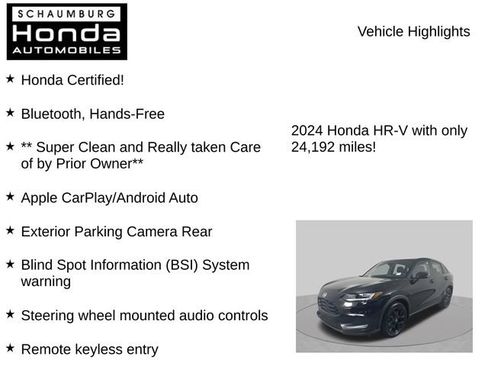 Certified 2024 Honda HR-V Sport image 14