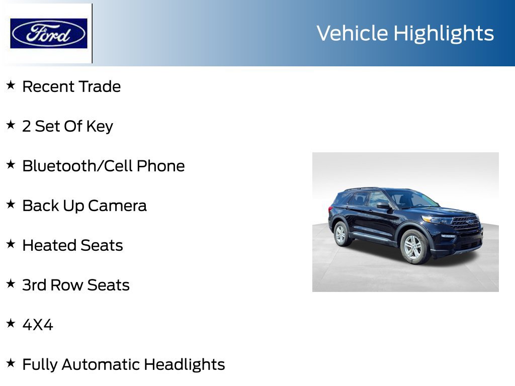 Used 2022 Ford Explorer XLT w/ Equipment Group 202A AWD/4WD image 7