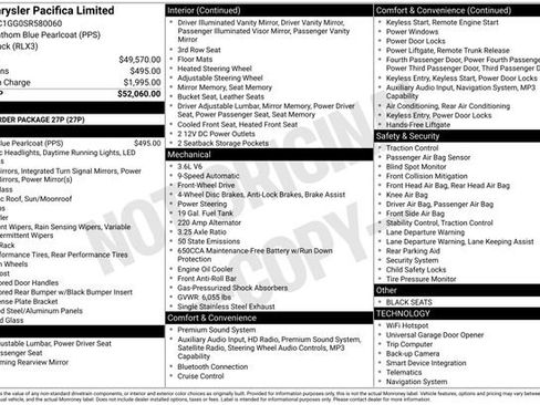 Used 2025 Chrysler Pacifica Limited image 5
