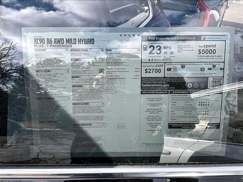 New 2026 Volvo XC90 B6 Plus w/ Protection Package Premier AWD/4WD image 13