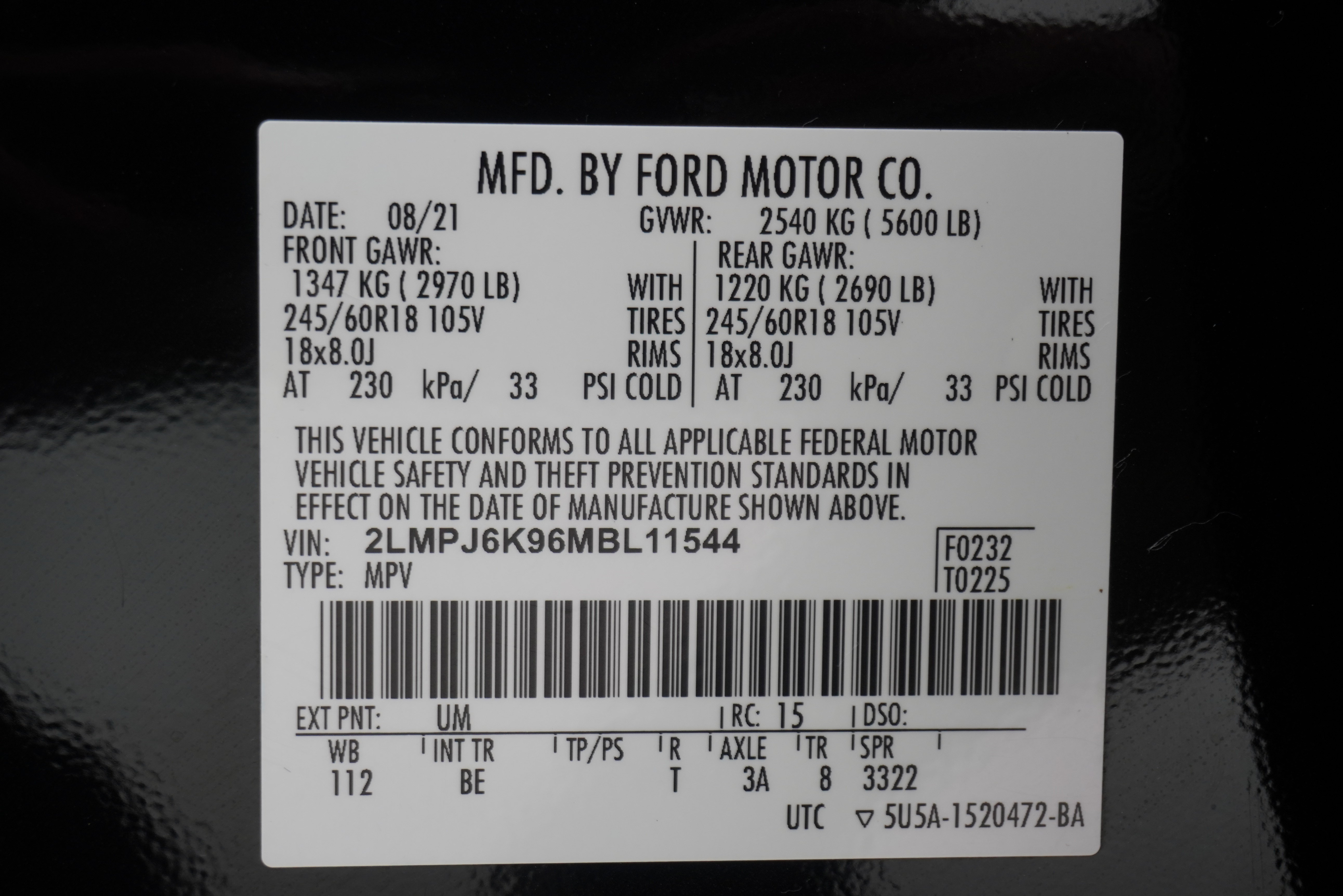 Used 2021 Lincoln Nautilus Reserve FWD image 33