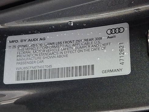 Certified 2026 Audi A6 Prestige w/ Prestige Package AWD/4WD image 27