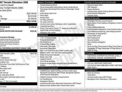 New 2026 GMC Terrain Elevation w/ Black Edition image 33