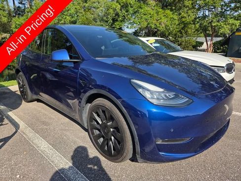 Used 2021 Tesla Model Y Long Range AWD/4WD image 2