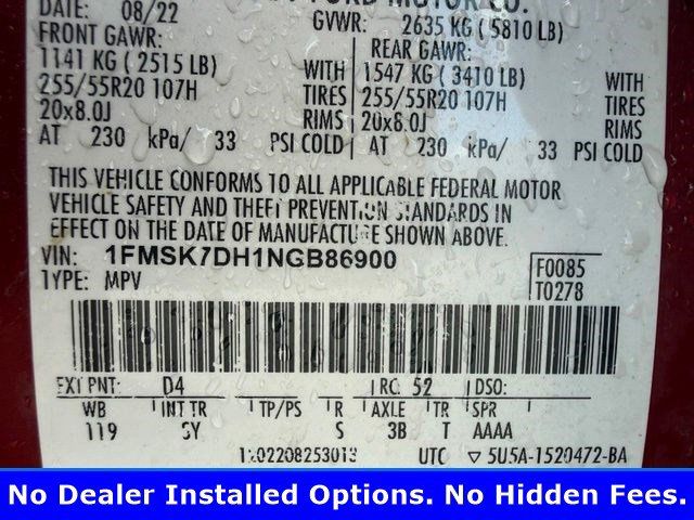 Used 2022 Ford Explorer XLT w/ Equipment Group 202A RWD image 9