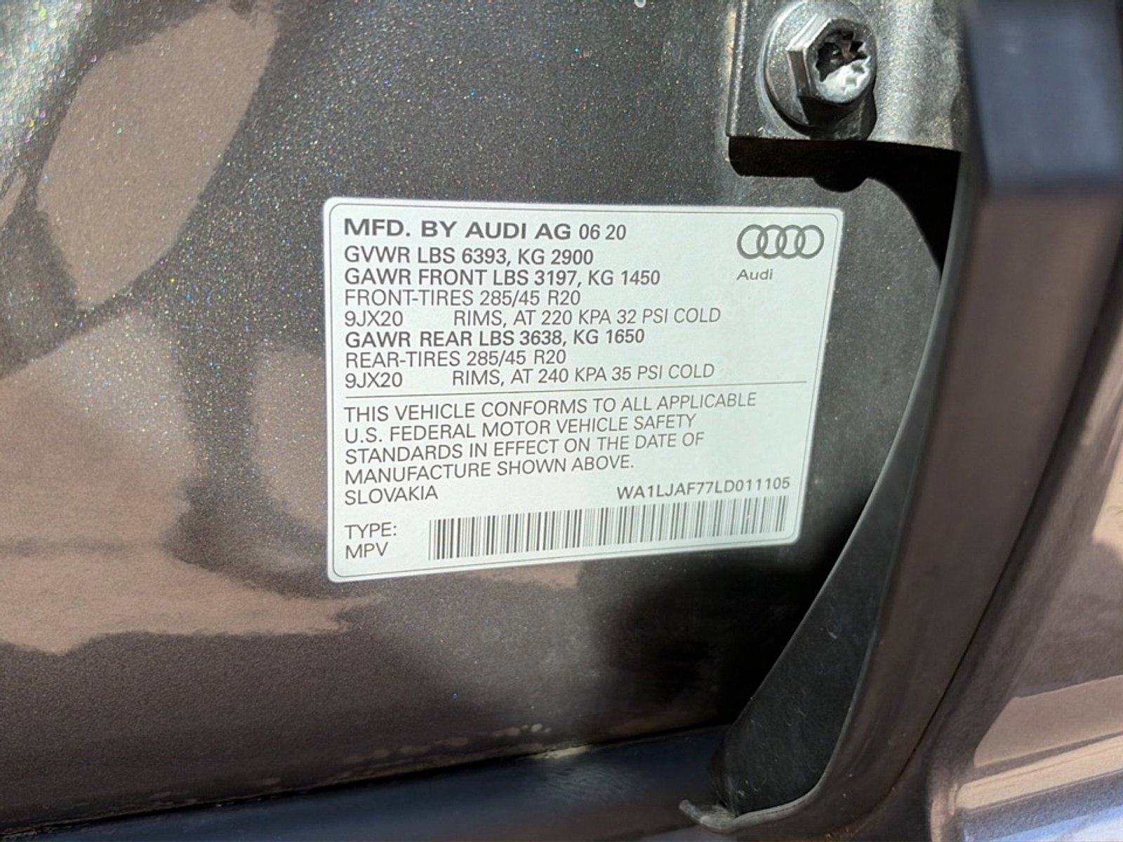 Used 2020 Audi Q7 2.0T Premium Plus w/ Premium Plus Package AWD/4WD image 55
