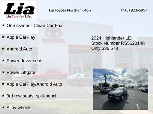 Certified 2024 Toyota Highlander LE image 8
