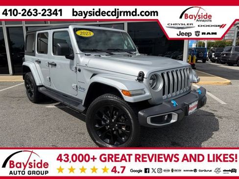 Used 2023 Jeep Wrangler Unlimited Sahara w/ Cold Weather Group AWD/4WD image 1