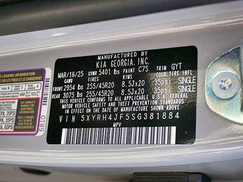Used 2025 Kia Sorento EX w/ Panoramic Sunroof Package FWD image 38